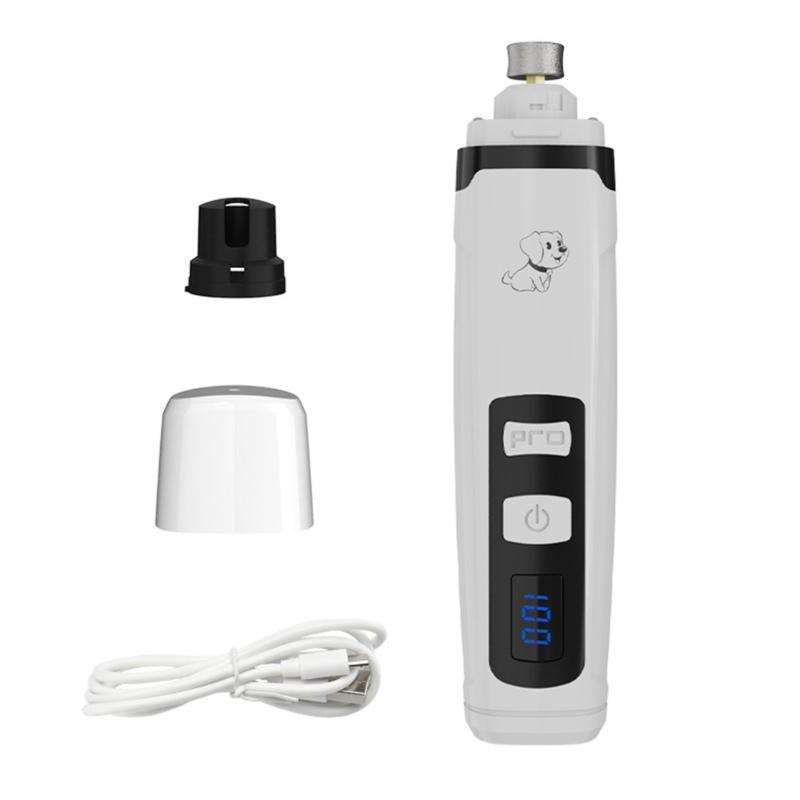 Electric Animal Nail Maintenance Device Having 3 Filing harbors Two preferences Strong Plastic Build For Precise Nail Care