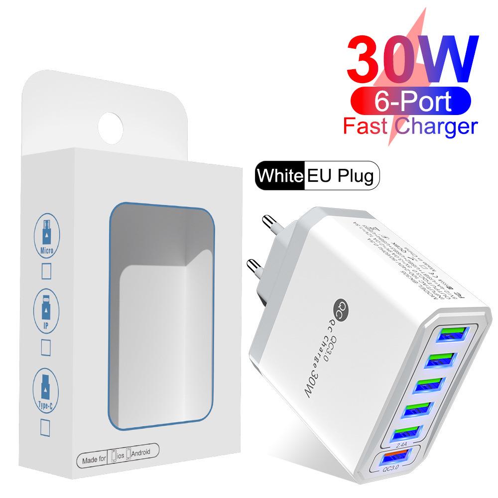 PD65W GaN Dual-Port Fast Charger for Computers and Tablets - European Standard Adapter
