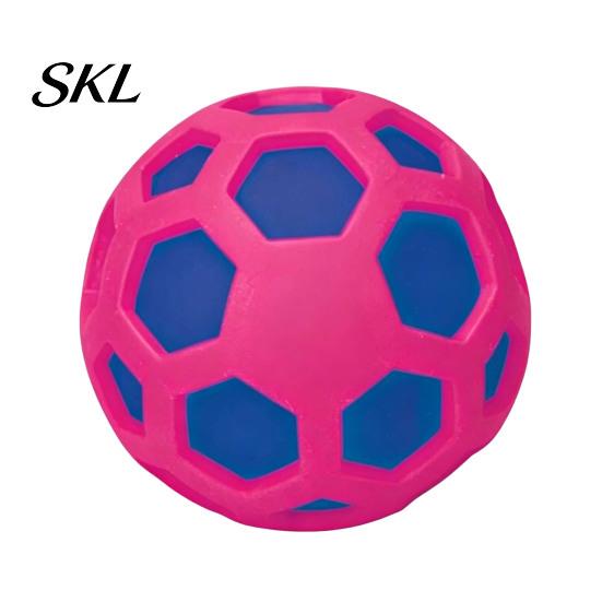 Stress Relief Ball Colorful Grid Ball, TPR Slow Rising Fidget Toy for Anxiety Relief, Rebound Soft Squeeze Decompression Office School, Portable