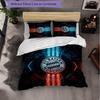 Set Biancheria da Letto Bayern Monaco Modello 3 Pezzi Morbida Copripiumino in Microfibra con Federe per Camera da Letto