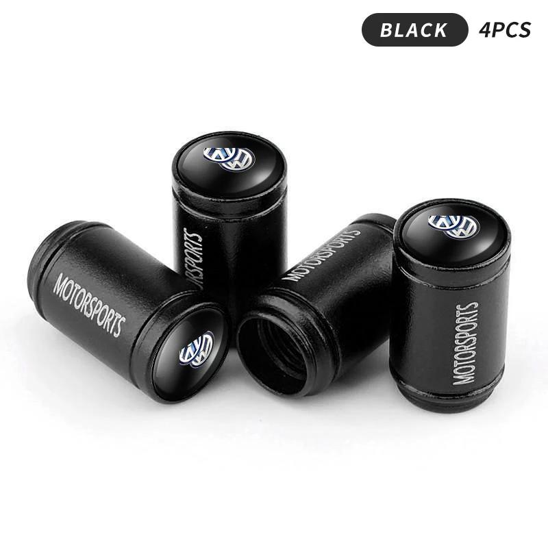 Golf MK6 MK7 MK8 2026 Hot For Volkswagen VW Car 3D Metal Logo Wheel Stem Air Valve Caps Tire Dust Cover For Volkswagen VW GTI R