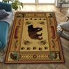 American Country Vintage Style Art Carpet Living Room Bedroom Sofa Large Area Decorative Mat Kids Play Soft Non-slip Rugs Gift