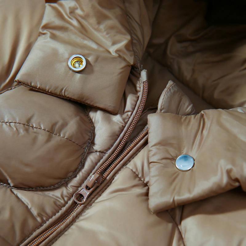 Cute Bear Down Jacket New Winter Children's Warm White Duck Down Jacket