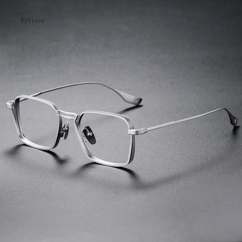 Classic Square Shape Finished Myopia Glasses for Men Women Business Style Prescription Glasses 0~-5.0 Diopter clear glasses