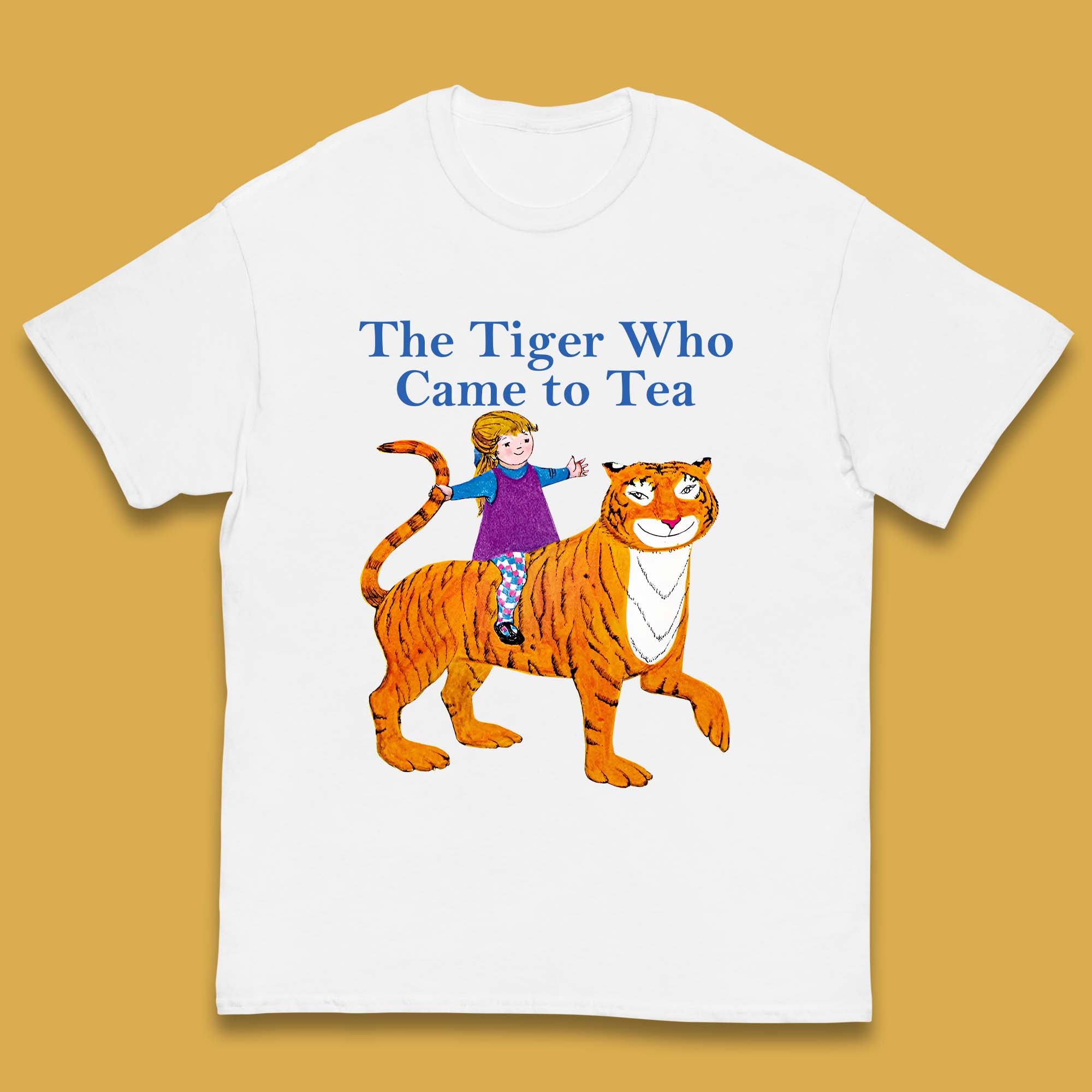 

The Tiger Who Came To Tea Book Day Kids T-Shirt 100
