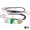EWR232 Fensterheber Reparatursatz Vorne Linke Tür für VW Polo Classic 6V2 6KV2 Variant 6V5 Caddy MK2 9K9 9U 6K4837401P