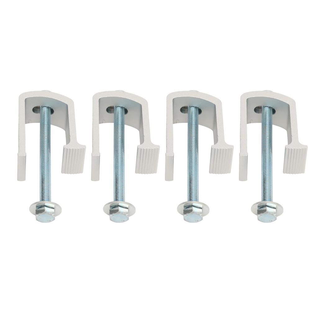 4 Sets Truck Tool Box Clamp Rust Proof Aluminum   Durability Tie Down Clamp for Vehicles