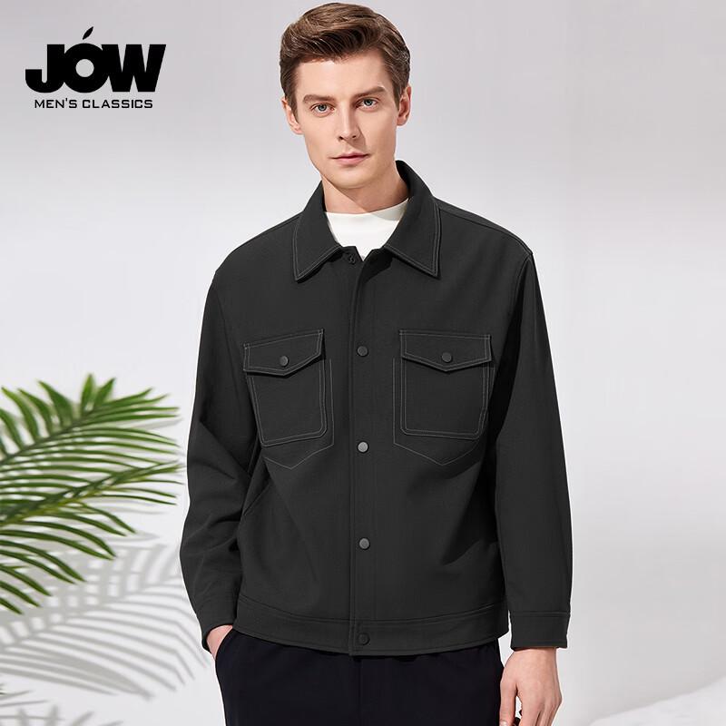 JOW Men's Lightweight Lapel Work Jacket
