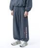 PRINOAR Sports String Single-Pleat Wide Pants - Blue-Gray