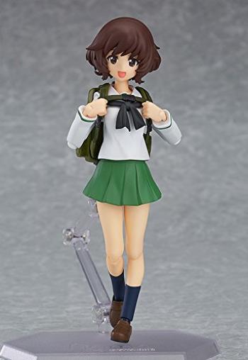 Figma Girls Panzer Movie Yukari Akiyama Uniform Painted Movable Figure & Ver. Non-scale ABS&PVC
