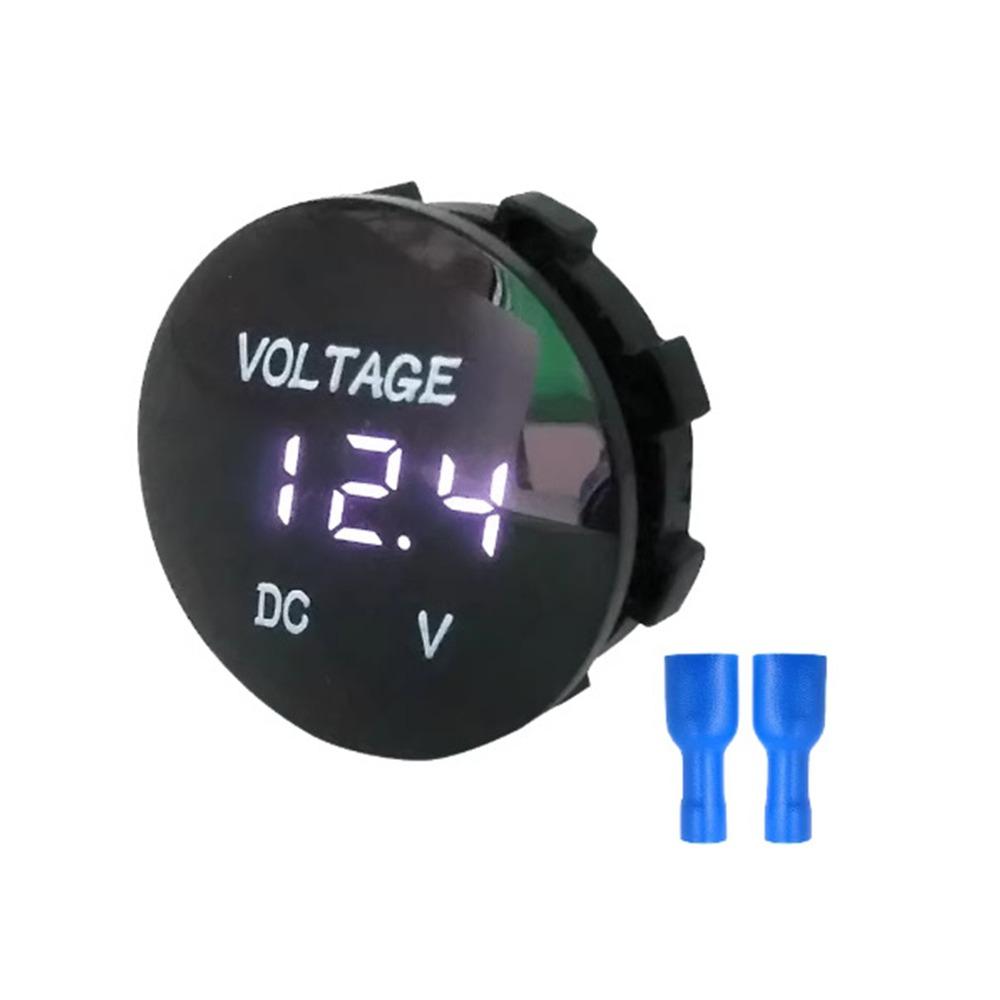 Waterproof Vehicle Voltmeter Tester DC 12V-24V Car Motorcycle Voltmete  Motorcycle Use