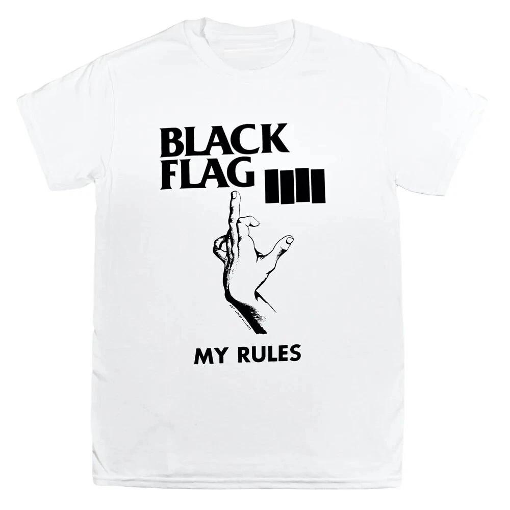Black Flag Band Tshirt My Rules Art Wahoo Williams Tee Sst Records M