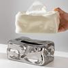 Square Paper Towel Dispenser INS-Style Napkin Storage Case Nordic Paper Towel Holder  Living Room