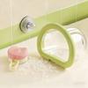 Dopamine Suction Cup Storage Basket Tulip Shape Punch-free Toothbrush Holder Wall Mounted Self-draining Face Towel Storage Box