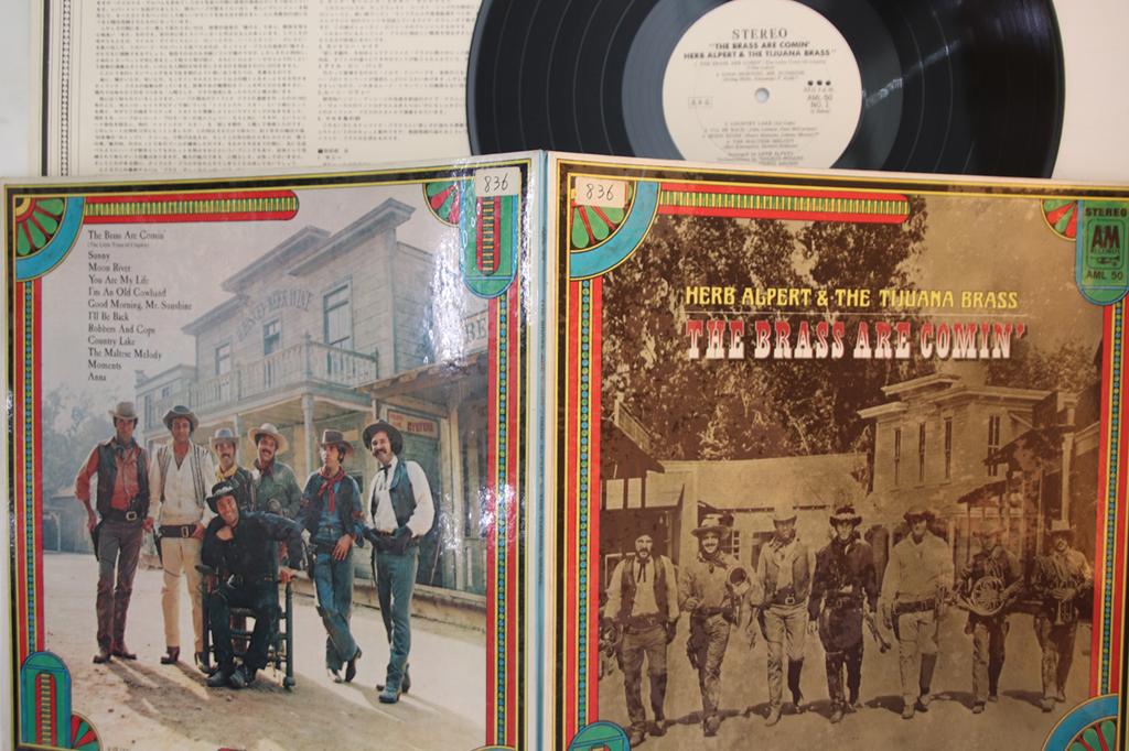 LP Record HERB ALPERT & THE TIJUANA BRASS - Brass Are Comin' AML50PROMO A&M 1970 Japan Jazz Used