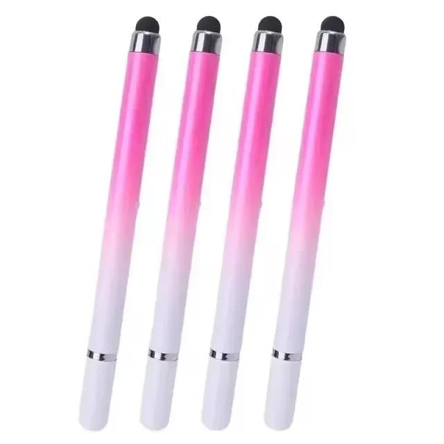 2 In 1 Universal Stylus Pen For Tablet Mobile Android IOS Phone iPad Accessories Drawing Tablet Pens Capacitive Screen Touch Pen