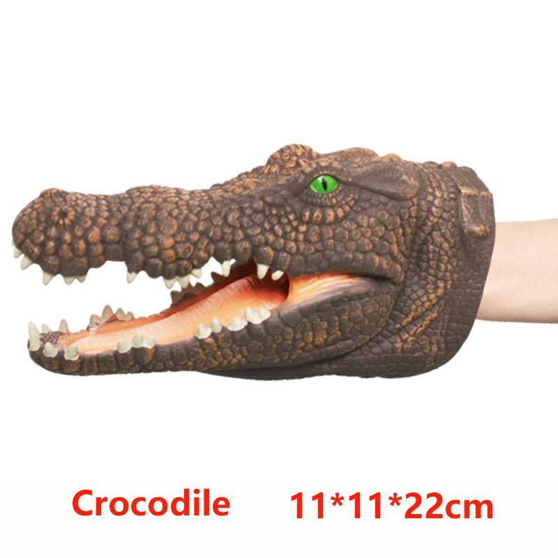 Realistic Animal Dinosaur Hand Puppet For Kids Soft Plastic Educational Toy