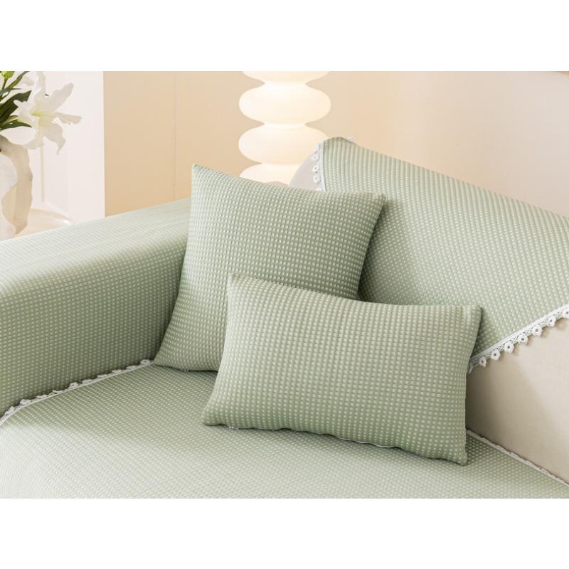 Ice Silk Sofa Cushion Summer Non-slip Cover Summer Cover Cloth Simple Towel Cool Bean Technology Cool Mat Seat Cushion