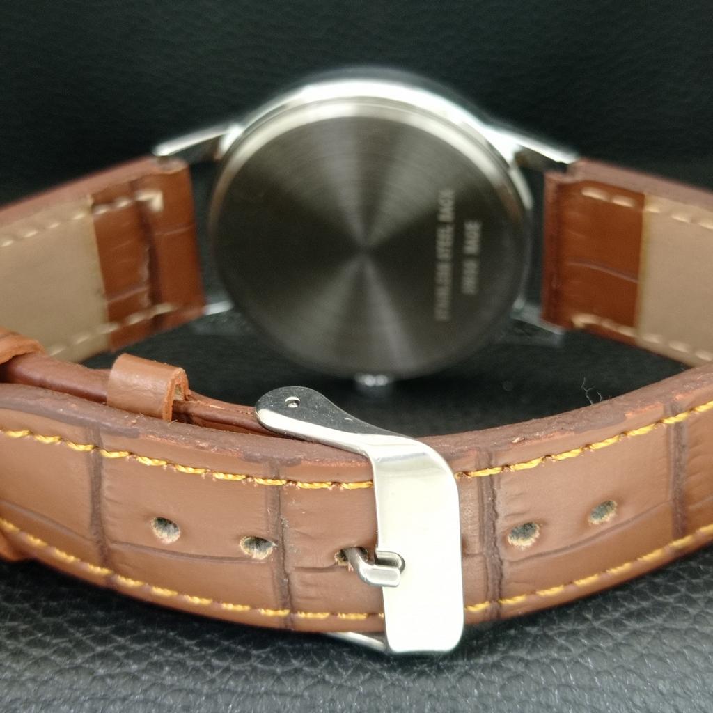 OROLOGIO DA UOMO SVIZZERO MONTINE VINTAGE A CARICA MANUALE QUADRANTE BIANCO RISTRUTTURATO a445196-1