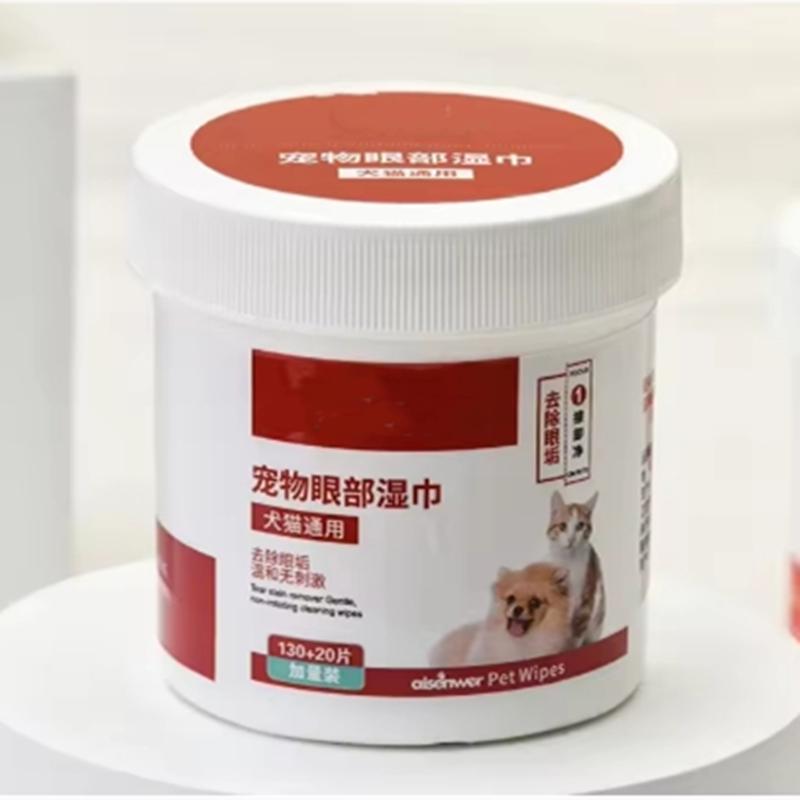 

Влажные салфетки для глаз и ушей питомцев, Собака, Кошка, Салфетки для чистки питомцев, Дезодорирующие салфетки для морды собаки, Выделения, Корочки, 150 шт. 150pcs