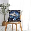 Tralalero Tralala Square Pillow Cases Brainrot Meme Funny Shark Cushion Cover Funny Zipper Decor Pillowcase for Car 4040cm