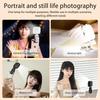 Mini LED Selfie Fill Light 3 Colors 360° Adjustable Clip On Phone Laptop for TK Vlog Makeup Live Video USB Charging Photo Light