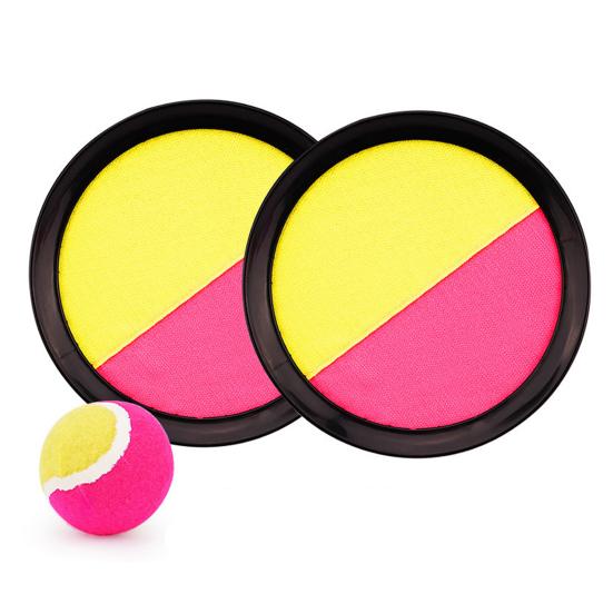 

Детская игрушка для ловли мяча с регулируемой лентой, весло для заднего двора, липкое интерактивное метание мяча для родителей и детей в помещении и на открытом воздухе