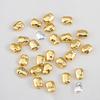 2Pcs 4pcs 18k Gold Color Plated Irregular Shape Charms Spacer Beads for DIY Jewelry Bracelet Necklace Making Accessories