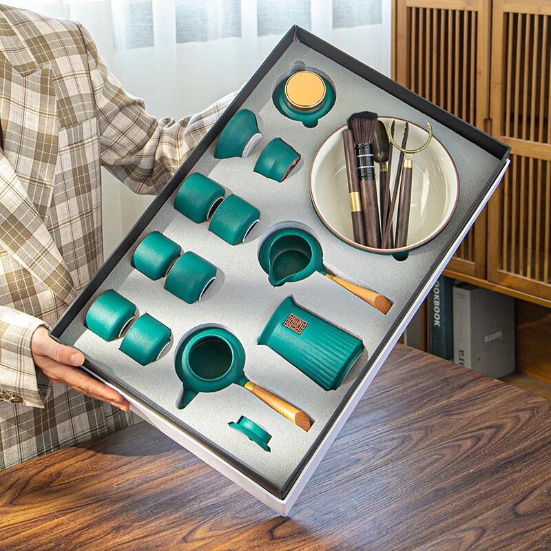 YIXI Black Pottery Kung Fu Tea Set