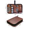 Golf Tool Kit Bag - Large Capacity Leather Organizer, Multi-functional Portable Golf Accessory Case for Travel & Storage