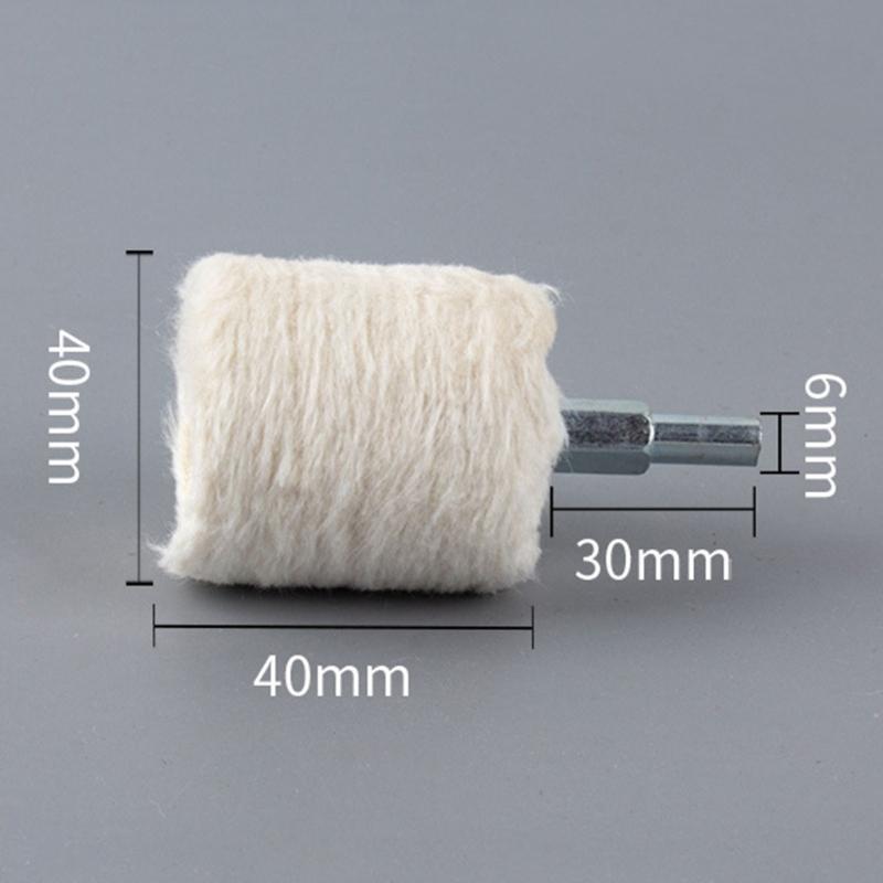 Heavy Dutys 6pcs Polishing Pad Buffing Wheel Heat Resistant Cotton Pad For Power Tool And Handheld Devices Attachment