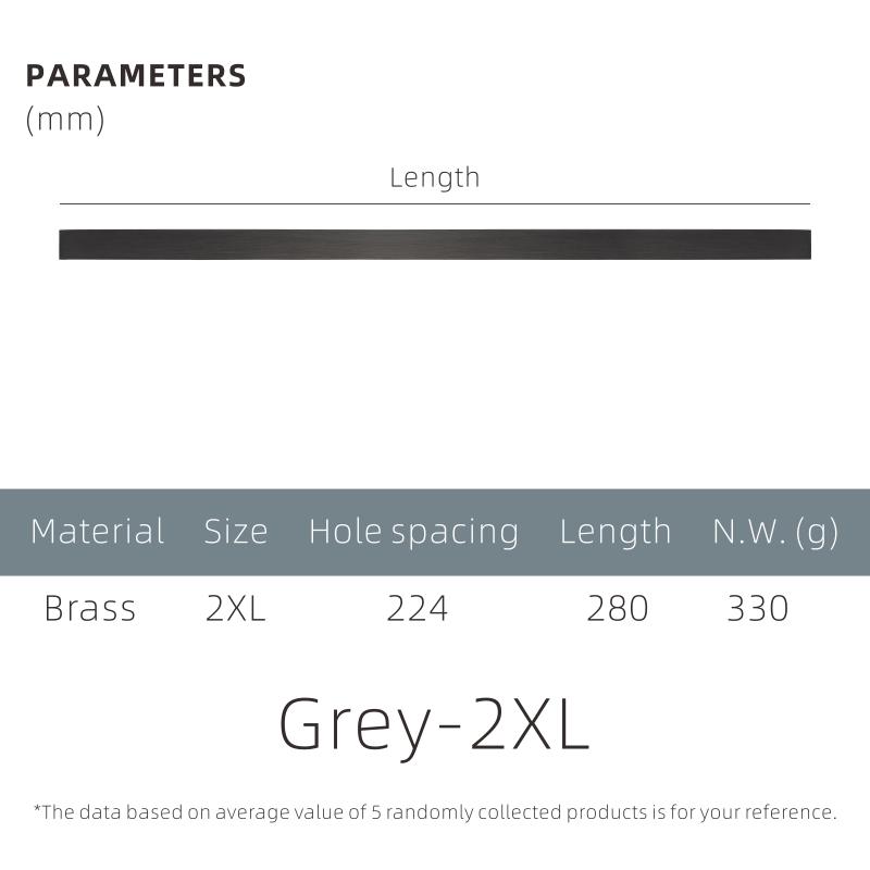 Dooroom Brass Furniture Handles Modern Fashion Grey Wardrobe Dresser Cupboard Cabinet Drawer Show Box Wine Bar Pulls Knobs