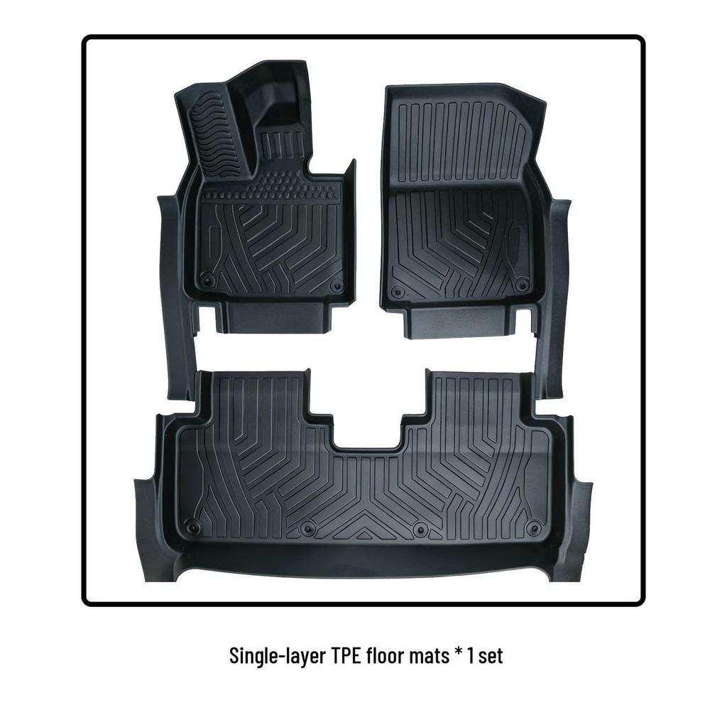 Ideal I6 Car Floor Mats: Eco-friendly Odorless TPE Floor Carpets for Interior Protection