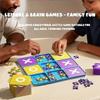Ultimatives Tic-Tac-Toe Spiel Brettspiele für den Familien-Spieleabend Geistig herausforderndes Cross-Board-Spiel für Kinder Erwachsene