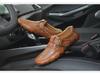 Men's Casual Leather Slip-On Driving Shoes - Breathable, Soft-Soled, All-Match Style, Large Size (Model 8899)