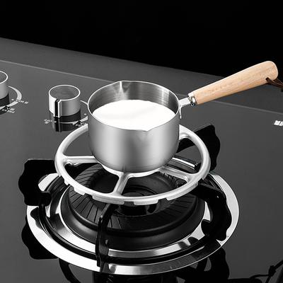 Sicherer Herdreduzierer, tragbarer Gasherd, langlebige Campingunterstützung, Kaffeemaschinenregal, Aluminium, praktisches Zubehör