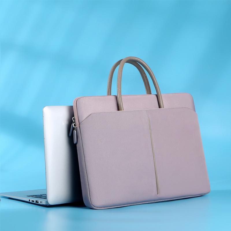 TS JYL laptop bag,Business Laptop Handbag Unisex Full Protection Slim Portable Briefcase