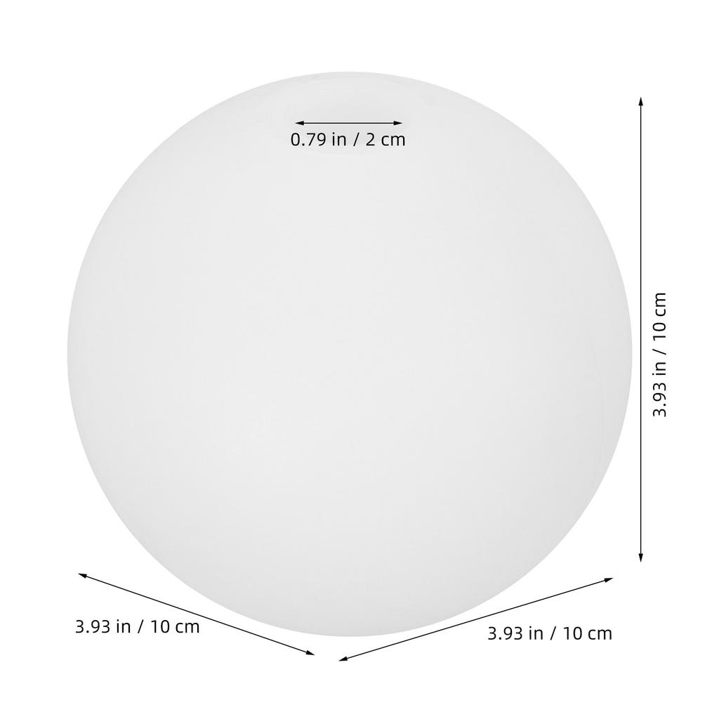 Round Acrylic Lampshade 100Mm Globe Light Cover for Wall Lamp Porch Light Fixture Replacement Outdoor Patio Lampshade Decor