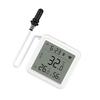 Remote Temperature Humidity Meter WiFi Connection External Detectors Immediate Alerts ABS for Industrial Household Use