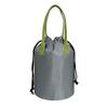 Insulated Lunch Bag with Logo - Round Drawstring Bento Bag for Students and Commuters, Fits Food, Thermos, Ideal Gift.