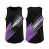 Summer Running Fitness Sports Men's Tank Tops Casual O-neck Sleeveless Shirt Fashion Quick Dry Breathable Gym T-shirts Singlets