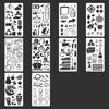 Art Journal Stencils Versatiled Border Design Template For Classroom Activities Home Crafts And Creative Projects