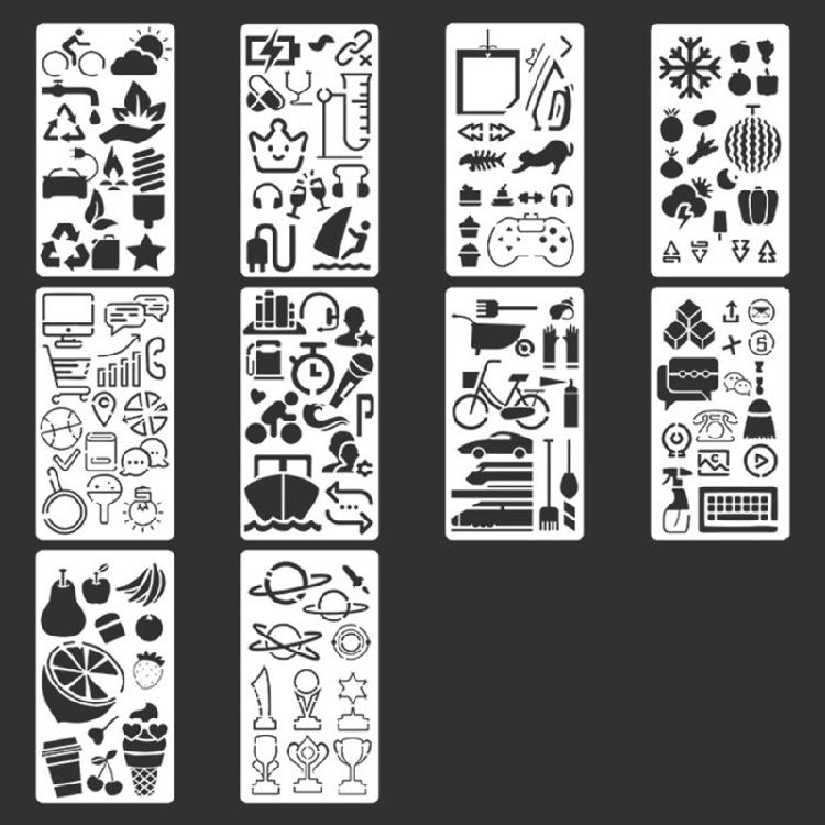 Art Journal Stencils Versatiled Border Design Template For Classroom Activities Home Crafts And Creative Projects