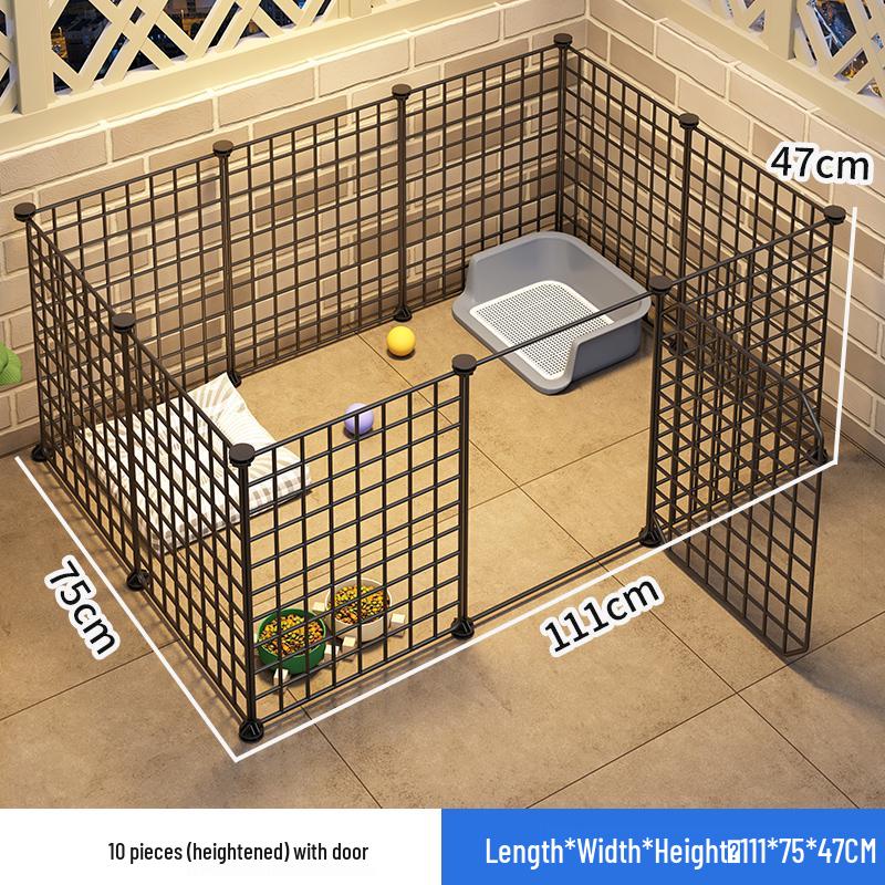 Pet Fence: Indoor Cage and Isolation Gate for Small To Medium Dogs and Cats