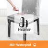 Plastic Dining Chair Covers Waterproof PVC Seat Chair Protector Short/Medium/Long Seat Dustproof Cover For Home Kitchen Bedroom
