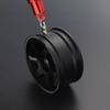 Car Styling Rearview Mirror Pendants Ornaments Aluminum Alloy Wheel Hub Rubber Tire Interior Hanging Key Chain For Rearview Car