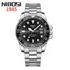 New Fashionable Round Men'S Watch Rotating Bezel Waterproof Automatic Mechanical Watch Men'S Watch