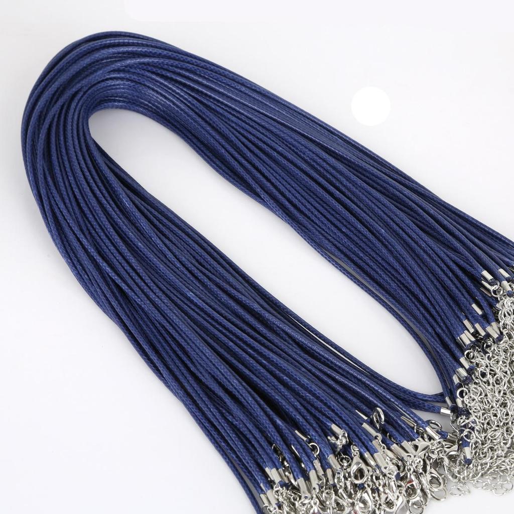 Koreanische Baumwollwachskordel für DIY Schmuck und Anhänger-Halskette