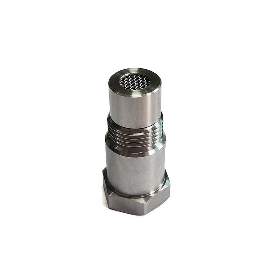 Universal Stainless Steel M18x1.5 O2 Oxygen 90 degree Sensor Extension Spacer Remove Fault Connector