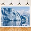 Arctic Glacier Photography Backdrop Supplies Winter Natural Scenery Ice Snow Background Party Decoration Banner Photo Shoot Prop1982